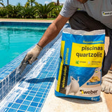 Rejunte Para Piscina 5kg Branco Quartzolit