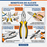 Alicate Universal 8" Tramontina