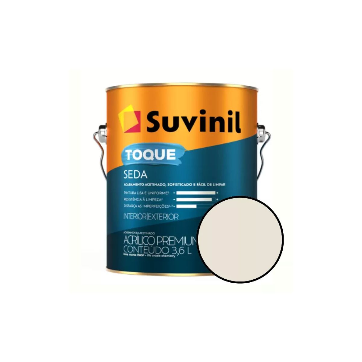 Tinta Acrílica Toque de Seda Algodão Egípcio 3,6L Suvinil