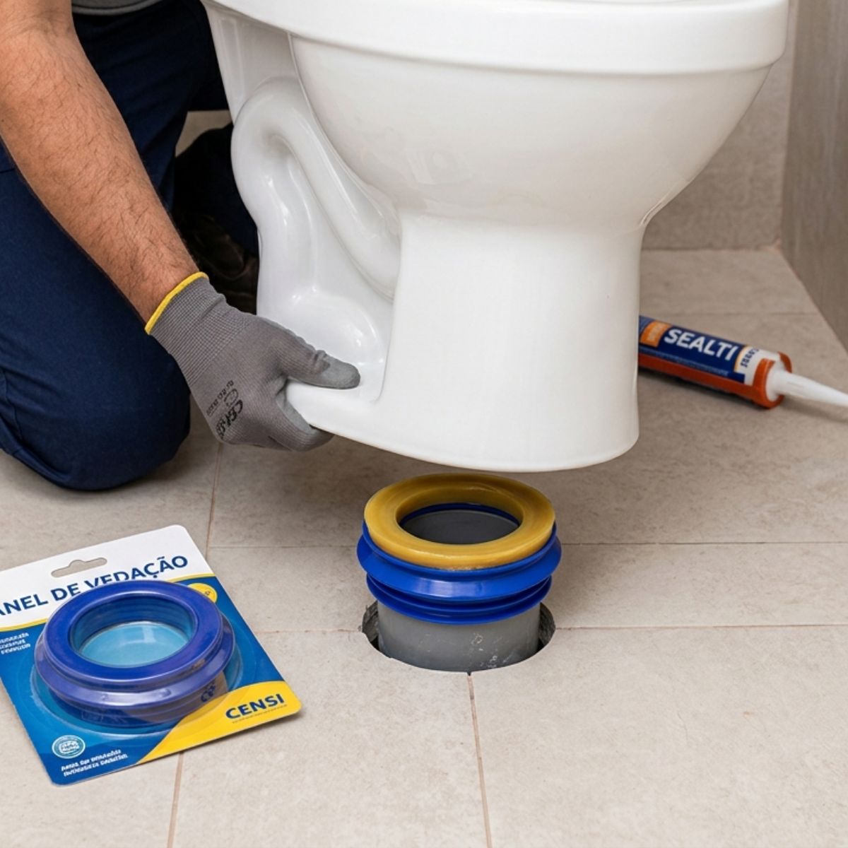 Anel Vedação Para Bacias Sanitárias Censi