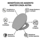 Assento Master Cinza Astra