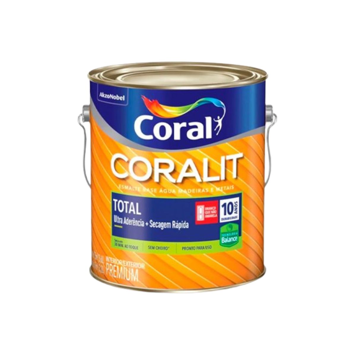 Base para Tinta Esmalte Coralit  Balance Brilhante  3,2L P Coral