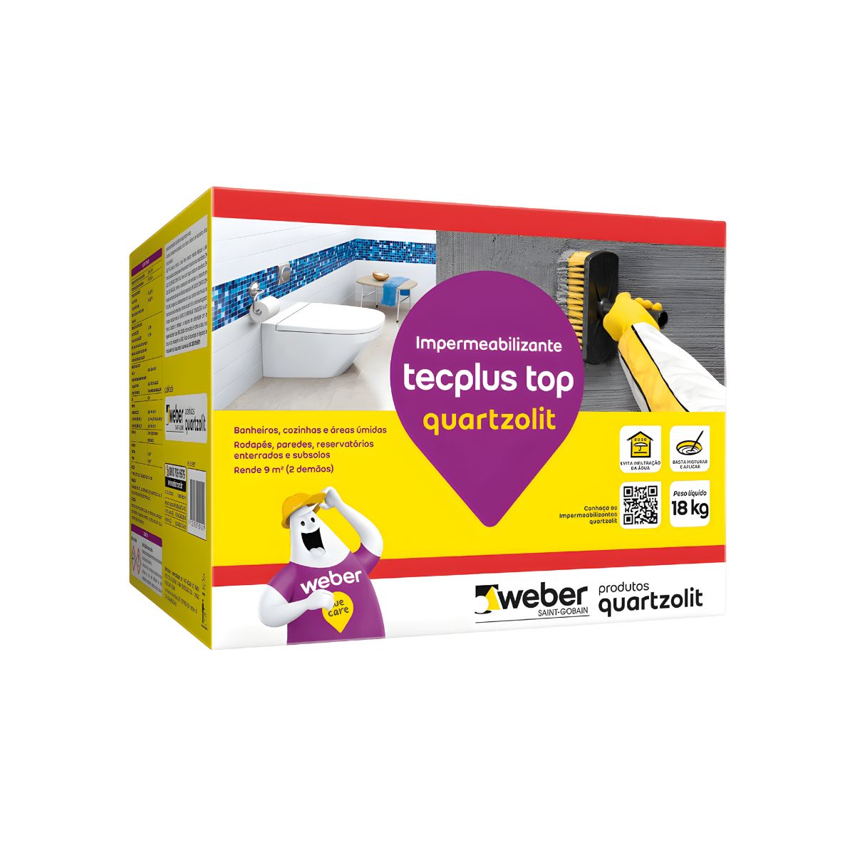 Impermeabilizante Tecplus Top 18kg Quartzolit