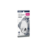 Gancho Adesivo Inox 1,5kg C/ 1 Peça Atlas
