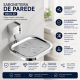 Saboneteira Parede 304 C 37 Meber