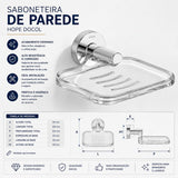 Saboneteira De Parede Hope Docol