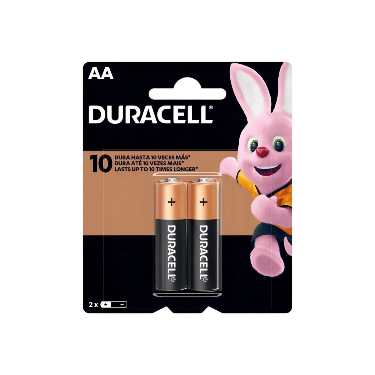 Pilha Alcalina AA Com 2 Unidades Duracell