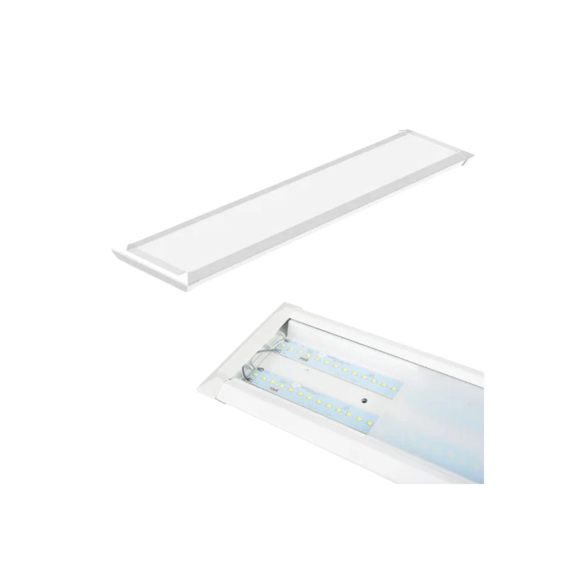 Luminária LED TL Slim 10W Sobrepor Branca Autovolt 6500K Taschibra