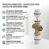 Contra Sede para Válvula de Descarga 1.1/4" Compatível com Docol Censi