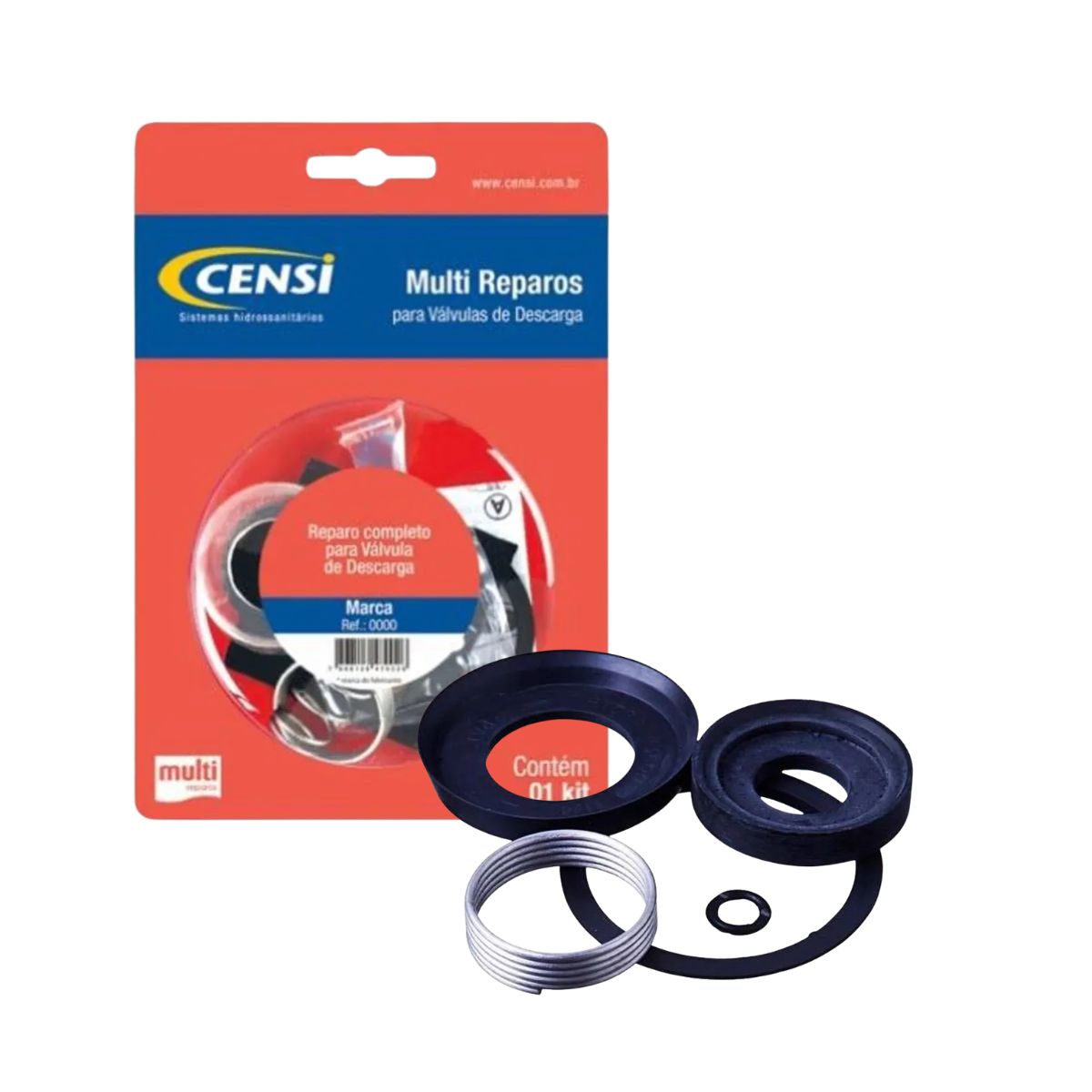 Kit Reparo para Válvula de Descarga Deca Hydra Luxo/Master 1.1/4" Censi
