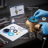 Kit Reparo para Válvula de Descarga Deca Hydra Unificada 1.1/4" e 1.1/2" Censi