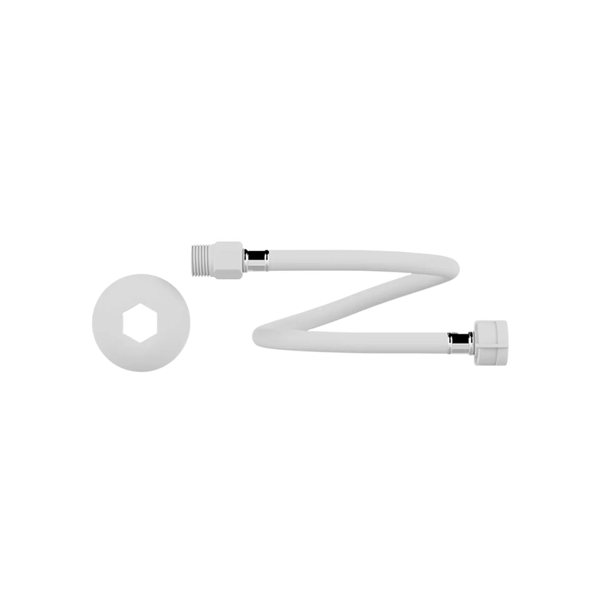 Engate Flexível PVC Ultraresistente Fêmea x Fêmea 1/2" 40 cm Censi – Ref. 7131