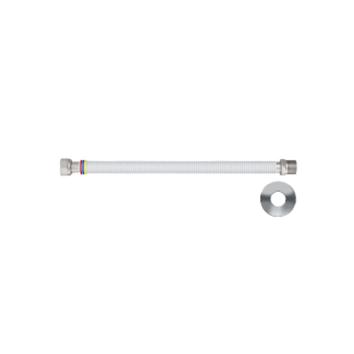 Engate Flexível 3 em 1 para Água Quente, Água Fria e Gás Macho x Fêmea 1/2" Censi