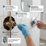 Kit Completo para Registro 13 em 1 com Acabamento C-50 Censi