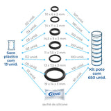 Kit de Anéis O'Ring 42100 Censi
