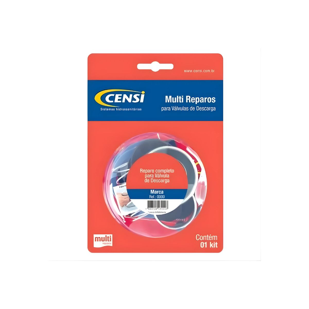 Kit Reparo Válvula Oriente 7 em 1 Censi