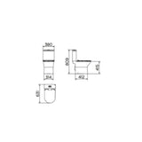 Kit Bacia com Caixa Acoplada Lift Branco Docol