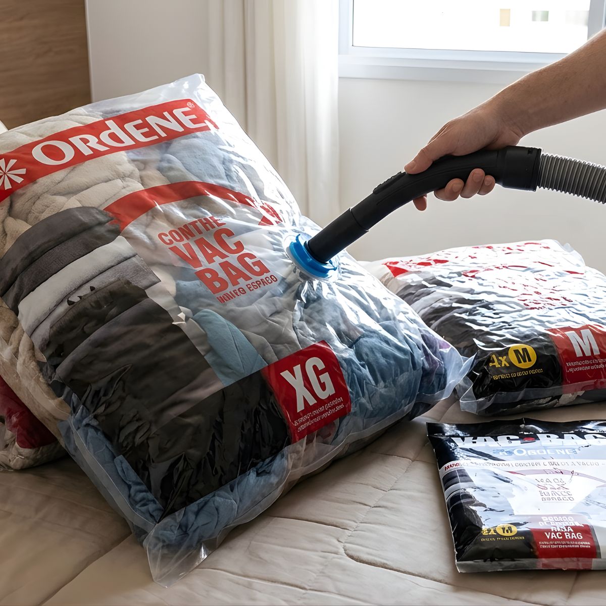 Kit Saco a Vácuo Vac Bag 2M + 2XG Ordene