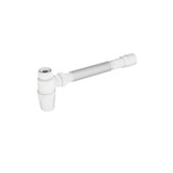 Sifão Tubo Extensível Branco com Copo Horizontal Censi