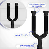 Sifão Tubo Extensível Duplo Black 7208 Censi