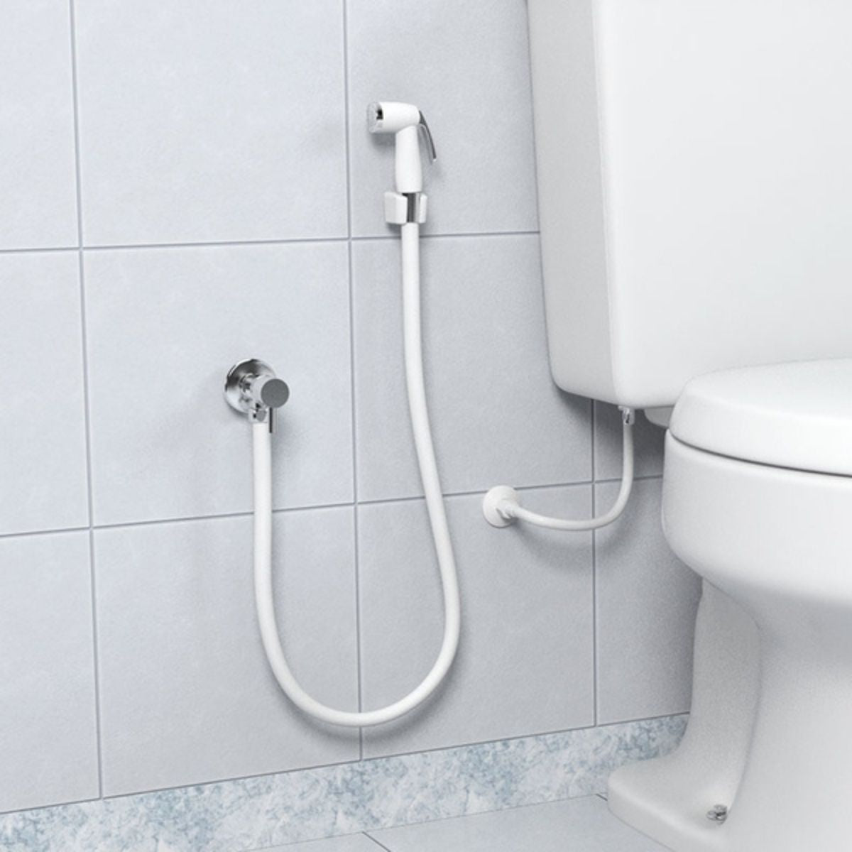 Suporte ABS para Ducha Higiênica Branco 7547 Censi