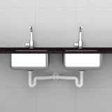Tubo Extensível Duplo Branco com Suporte 7158 Censi