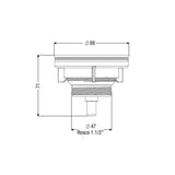 Válvula para Pia 3.1/2" 7240 Censi