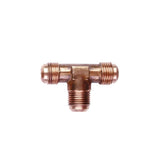 Tê de Cobre 5/8" UNF (Macho) para Tubo de Cobre 3/8" Jackwal