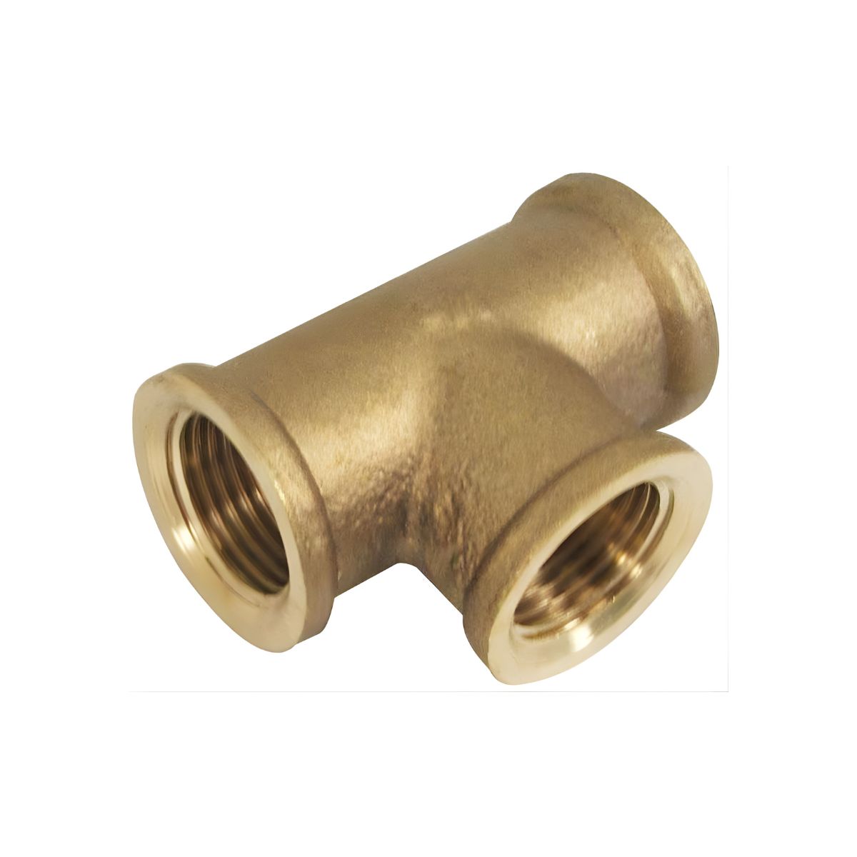 Tê de Cobre 1/2" BSP (F x F x F) Jackwal