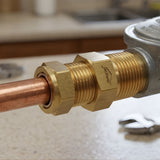 União 5/8" UNF (E) para Tubo de Cobre 3/8" Jackwal