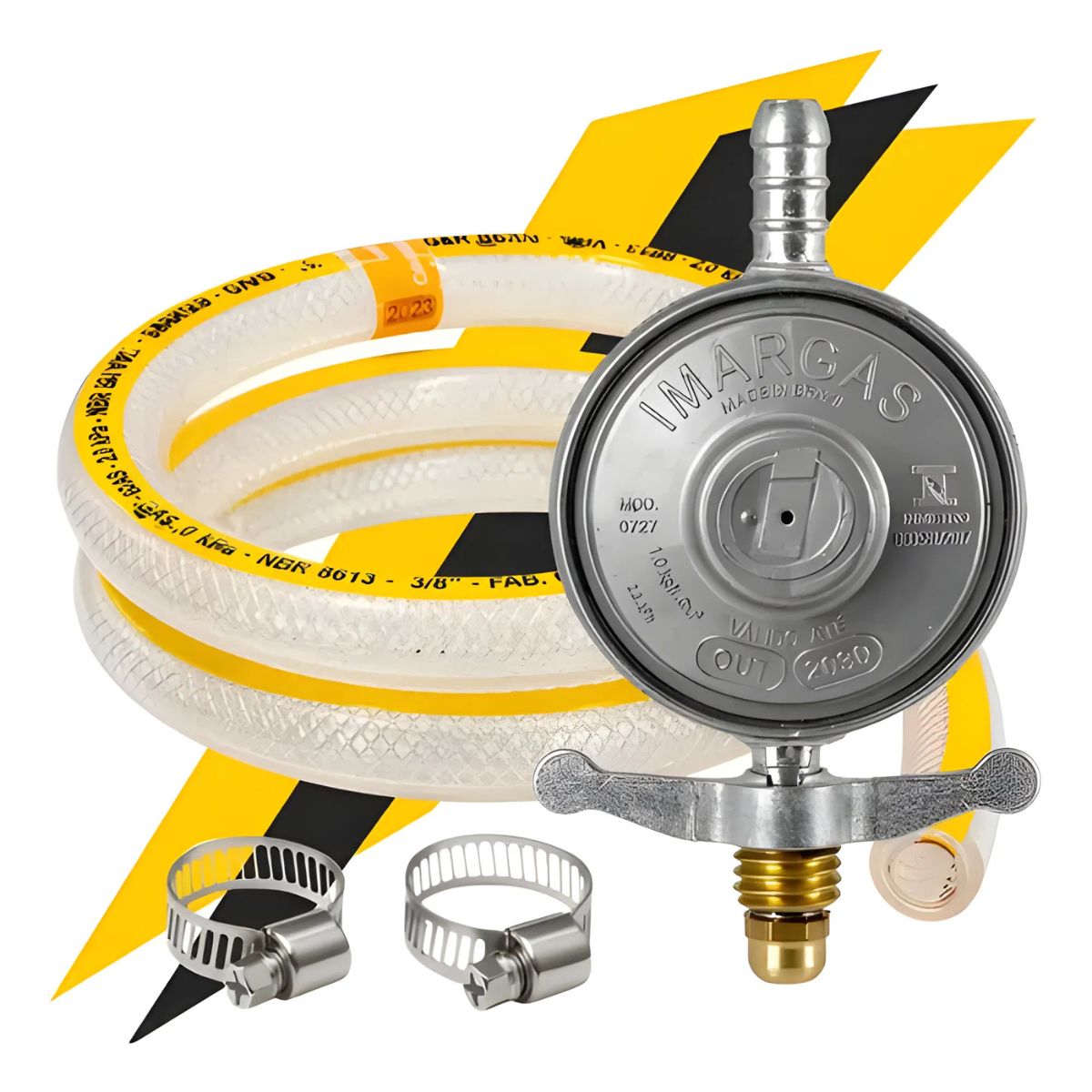 Terminal Mangueira Gas 1/2 Npt Jackwal