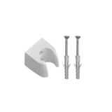 Suporte Quadrado ABS Branco para Ducha Higiênica Blukit