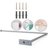 Suporte de Cortina para Box de Banheiro em L 1 m x 1 m Jackwal