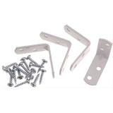 Cantoneira Branca 30 x 30 mm com 4 Peças BemFixa