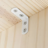 Cantoneira Branca 30 x 30 mm com 4 Peças BemFixa