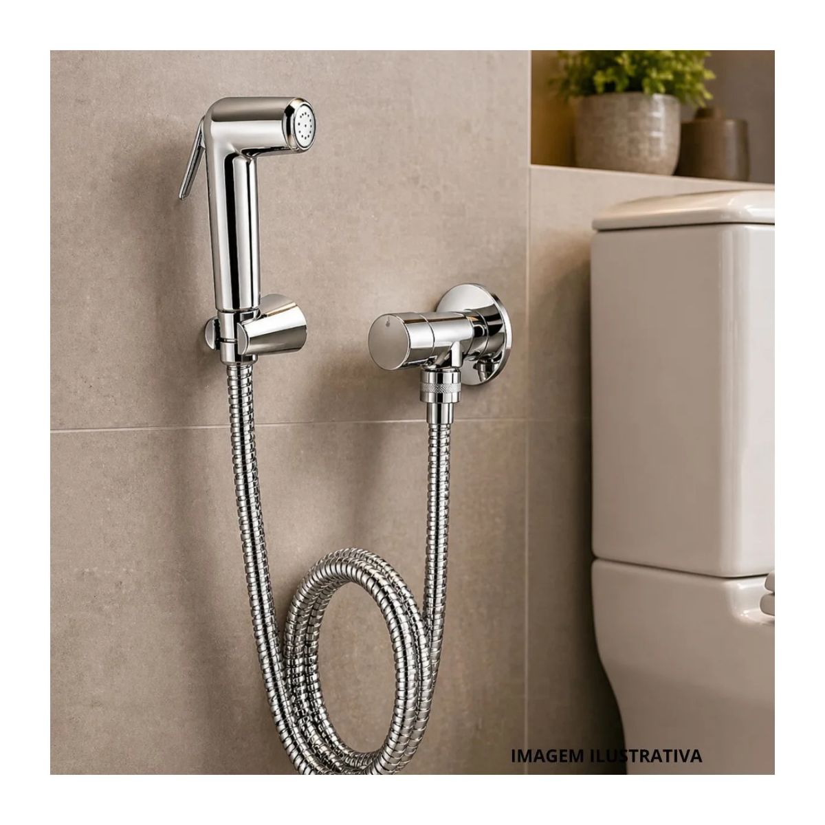 Ducha Higiênica Cromada C15 SP Meber