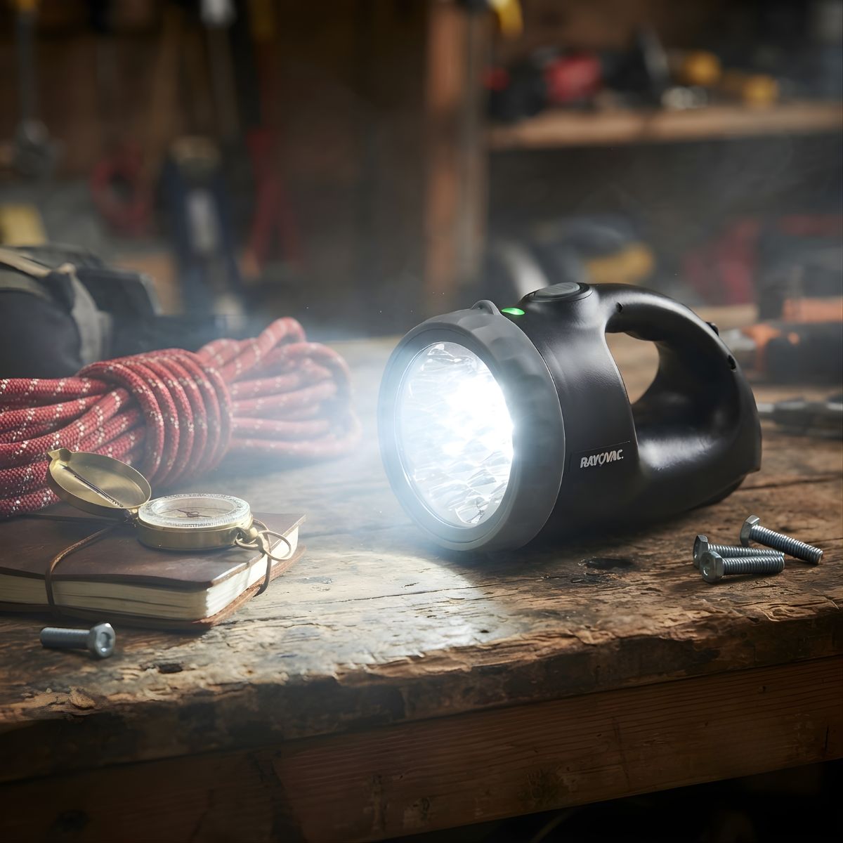 Lanterna Recarregável Híbrida 19 LEDs Rayovac