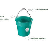 Balde Plástico 8L Verde Sanremo