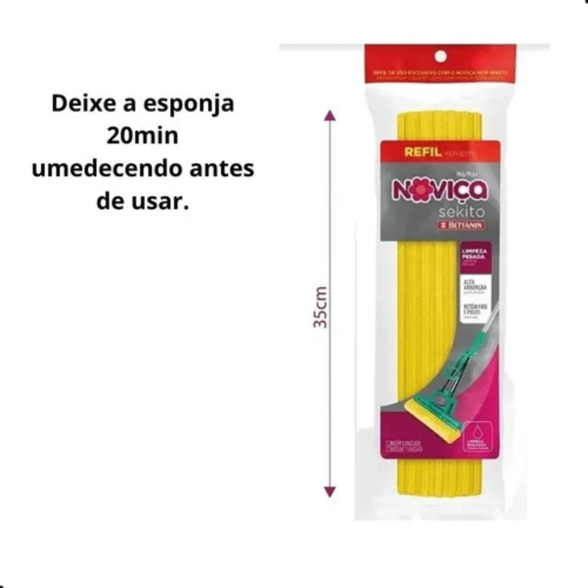 Refil de Espuma para Mop Sekito Bettanin
