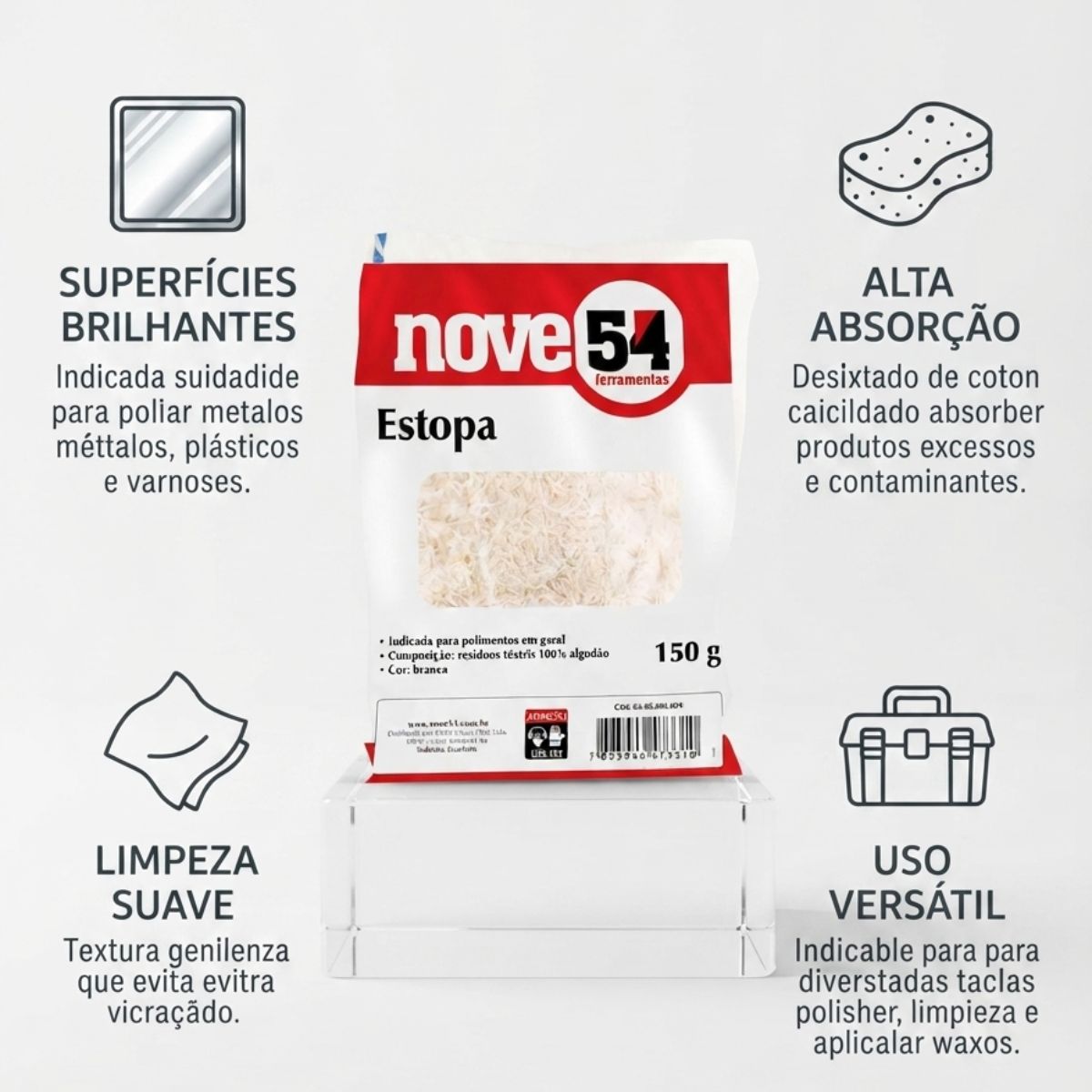 Estopa para Polimento 150g