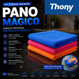 Kit Pano Mágico 3 Peças 30x30cm Bell Mondi