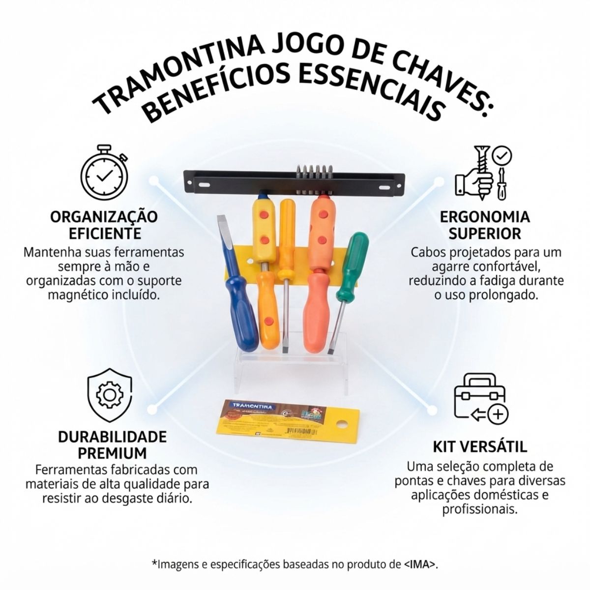 Jogo de Chaves de Fenda 6 Peças Tramontina