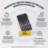 Jogo de Chaves de Precisão 6 Peças Tramontina