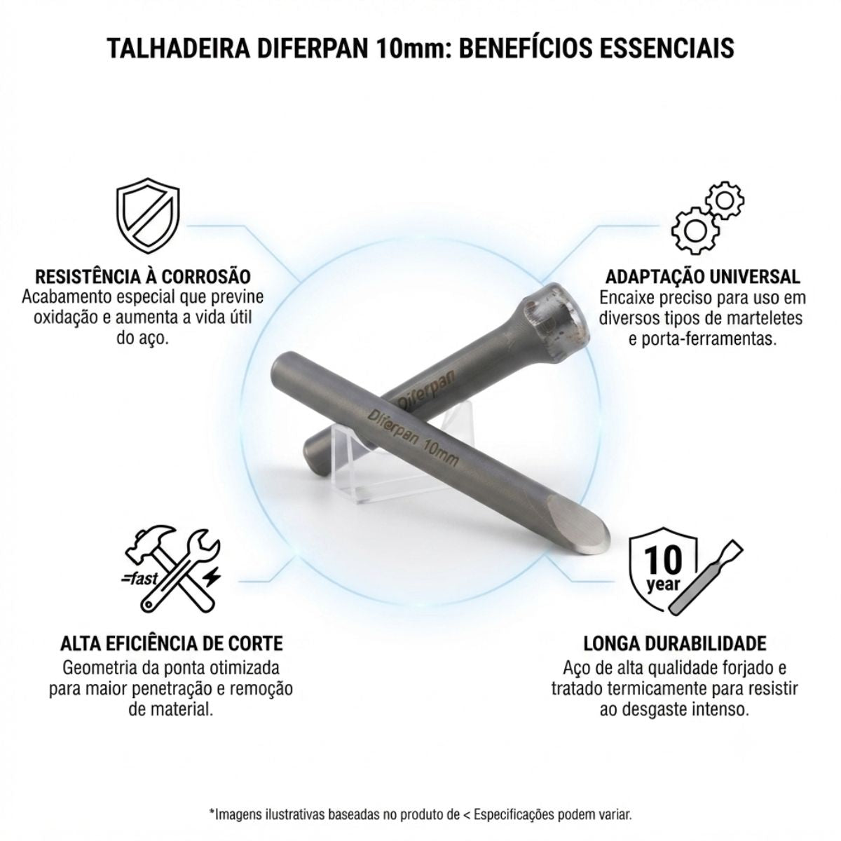 Talhadeira Redonda 10 mm