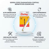 Serra Copo Diamantada para Porcelanato 8 mm Cortag