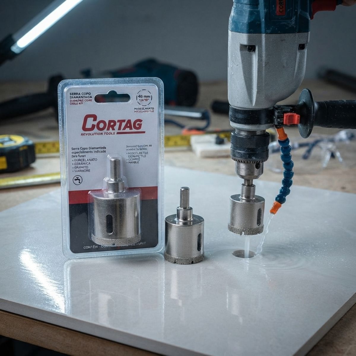 Serra Copo Diamantada 40 mm Cortag