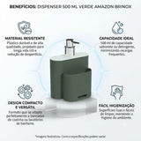 Dispenser 500 ml Verde Amazon Brinox