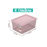 Organizador Com Trava 15lt Rose Ordene