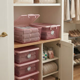 Organizador Com Trava 15lt Rose Ordene