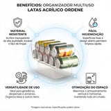 Organizador Multiuso Latas Acrílico Ordene